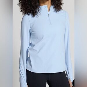 Mondetta 1/2 Zip Ribbed Active Top